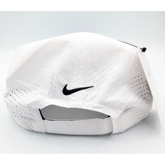 Hat Nike Heritage86 Oilfire Rye Whiskey Golf White Dri-Fit Adult Unisex Adjusts - Picture 7 of 9